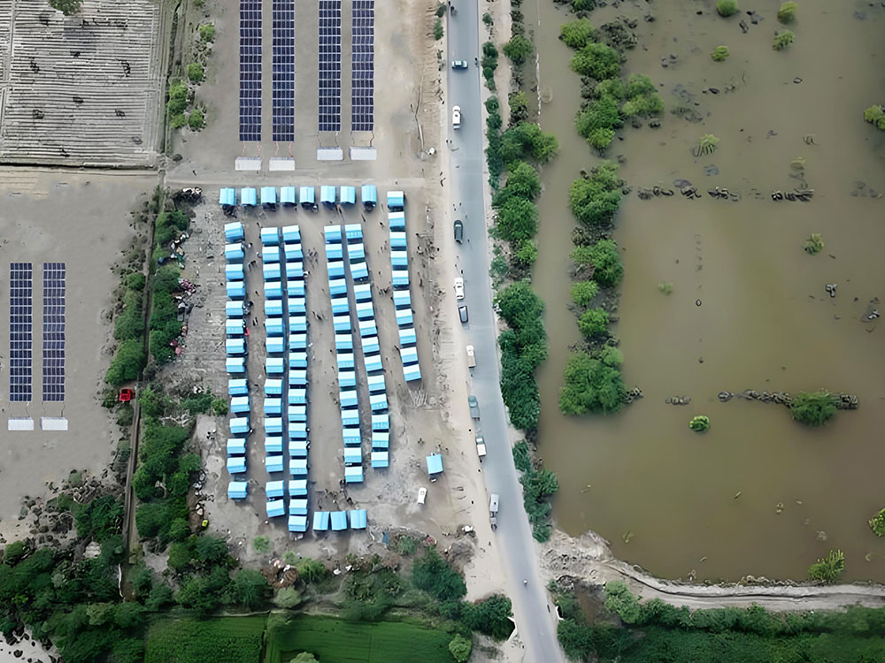 Solar Power Containers for Afet yardımı ve kurtarma