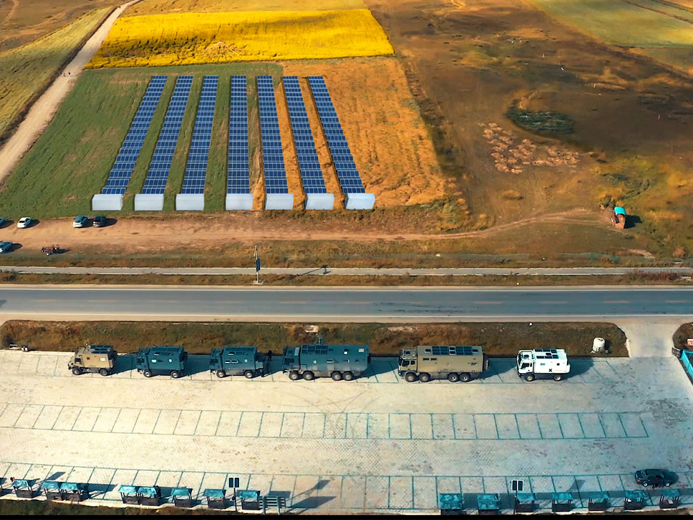 Solar Power Containers for Askeri İşler